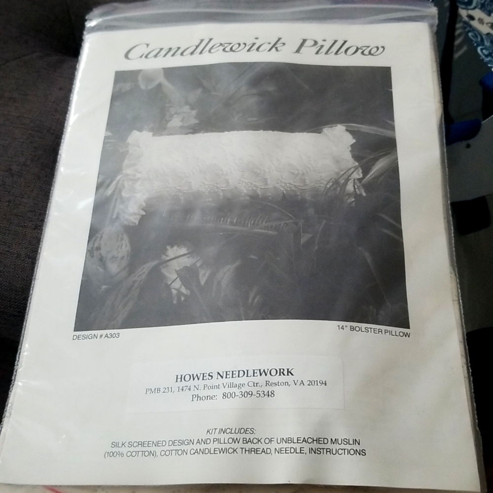 Candlewick Pillow Kit 14" Bolster Pillow